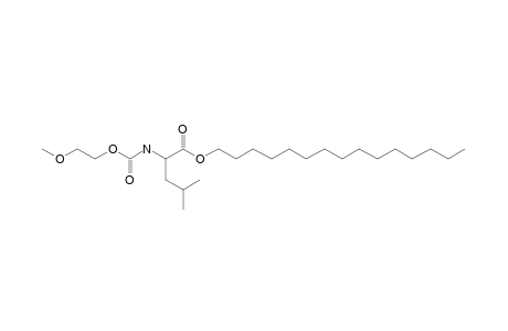 L-Leucine, N-(2-methoxyethoxycarbonyl)-, pentadecyl ester