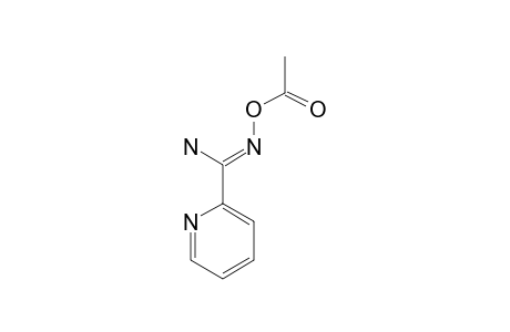 2-Pyridylamidoxime, o-acetyl-