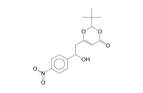 2-t-Butyl-6-[2-hydroxy-2-(4-nitrophenyl)ethyl]-[1,3]dioxin-4-one