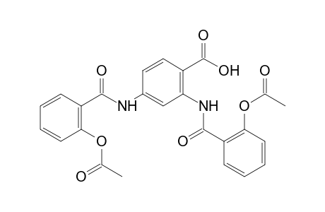 2,4-bis(salicylamido)benzoic acid, diacetate (ester)