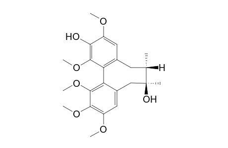 SZ-M2 [(7S,8S,R-biar)-6,7,8,9-tetrahydro-1,2,3,12,14-pentamethoxy-7,8-dimethyl-7,13-dibenzo[a,c]cyclooctenediol]
