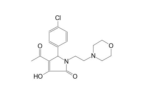 2H-pyrrol-2-one, 4-acetyl-5-(4-chlorophenyl)-1,5-dihydro-3-hydroxy-1-[2-(4-morpholinyl)ethyl]-