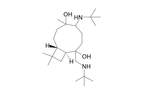(1S,9R)-5-(tert-butylamino)-2-((tert-butylamino)methyl)-6,10,10-trimethylbicyclo[7.2.0]undecane-2,6-diol
