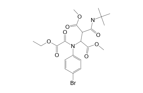 DIMETHYL-2-[4-BROMO-(2-ETHOXY-2-OXOACETYL)-ANILINO]-3-[(TERT.-BUTYLAMINO)-CARBONYL]-SUCCINATE;MAJOR-ISOMER