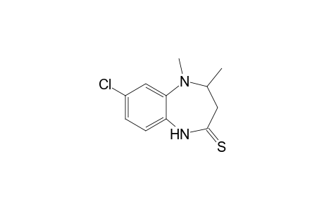4,5-Dimethyl-7-chloro-1,3,4,5-tetrahydro-2H-1,5-benzodiazepine-2-thione