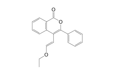 4-(2-Ethoxy-vinyl)-3-phenyl-isochromen-1-one