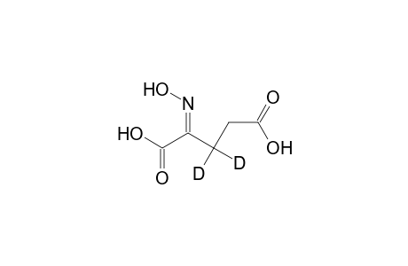 Pentanedioic-3,3-D2 acid, 2-(hydroxyimino)-