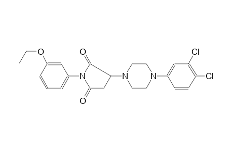 3-[4-(3,4-dichlorophenyl)-1-piperazinyl]-1-(3-ethoxyphenyl)-2,5-pyrrolidinedione