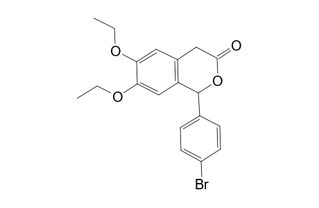 1-(4-Bromophenyl)-6,7-diethoxy-1,4-dihydro-3H-isochromen-3-one