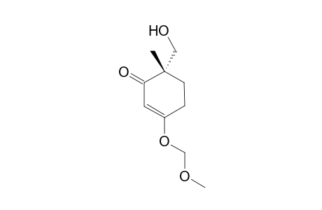3-(methoxymethoxy)-6-methyl-6-methylol-cyclohex-2-en-1-one