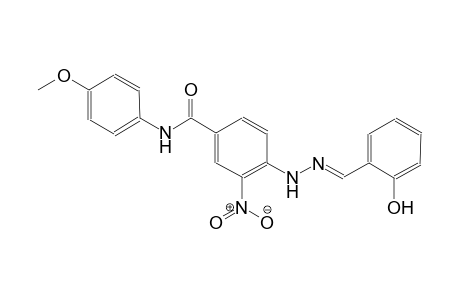 4-[(2E)-2-(2-hydroxybenzylidene)hydrazino]-N-(4-methoxyphenyl)-3-nitrobenzamide