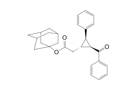 TRANS-(+/-)-1-ADAMANTYL-2-(2-OXO-2-PHENYLETHYL)-3-PHENYLCYCLOPROPANE-1-CARBOXYLATE