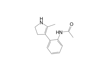 3-(2-acetamidophenyl)-2-methyl-.delta.(2)-pyrrolyne