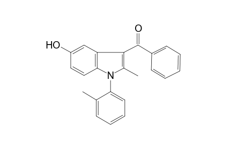 [2-methyl-1-(2-methylphenyl)-5-oxidanyl-indol-3-yl]-phenyl-methanone