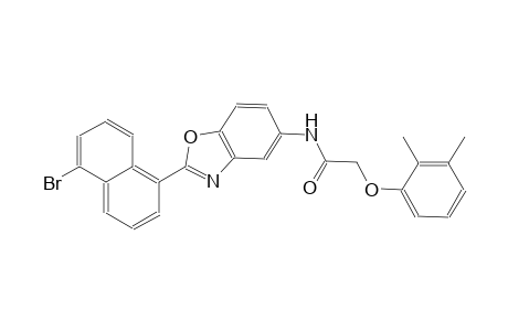 N-[2-(5-bromo-1-naphthyl)-1,3-benzoxazol-5-yl]-2-(2,3-dimethylphenoxy)acetamide