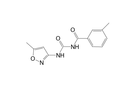 3-Methyl-N-[(5-methyl-1,2-oxazol-3-yl)carbamoyl]benzamide