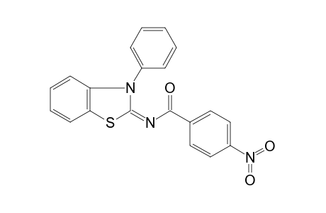 4-Nitro-N-((2E)-3-phenyl-1,3-benzothiazol-2(3H)-ylidene)benzamide