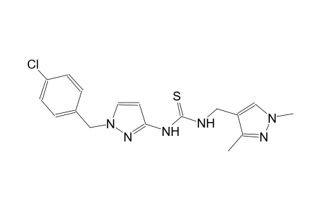 N-[1-(4-chlorobenzyl)-1H-pyrazol-3-yl]-N'-[(1,3-dimethyl-1H-pyrazol-4-yl)methyl]thiourea