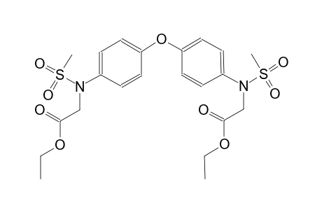 ethyl [4-{4-[(2-ethoxy-2-oxoethyl)(methylsulfonyl)amino]phenoxy}(methylsulfonyl)anilino]acetate