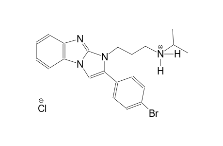 3-[2-(4-bromophenyl)-1H-imidazo[1,2-a]benzimidazol-1-yl]-N-isopropyl-1-propanaminium chloride
