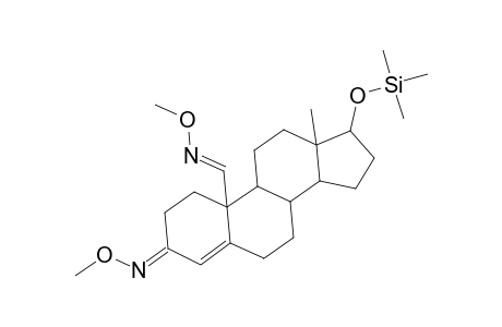 Androst-4-en-19-al, 3-(methoxyimino)-17-[(trimethylsilyl)oxy]-, O-methyloxime, (17.beta.)-