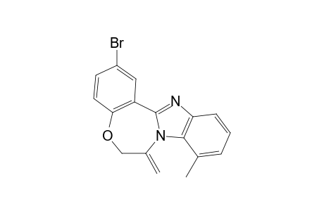 2-Bromo-9-methyl-7-methylene-6,7-dihyrobenzo[f]benzo[4,5]imidazo[1,2-d][1,4]oxazepine