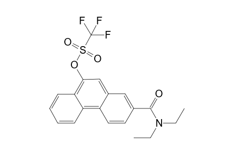 2-(N',N'-Diethylcarboxamido)phenanthren-9-yl trifluoromethanesulfonate
