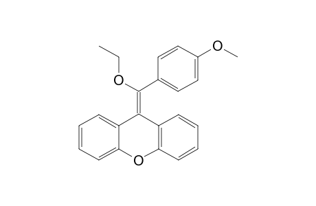 .alpha.-Ethoxy-9-(p-methoxybenzylidene)xanthene