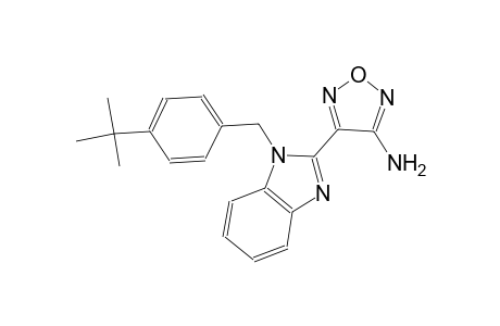4-[1-(4-tert-Butylbenzyl)-1H-benzimidazol-2-yl]-1,2,5-oxadiazol-3-ylamine