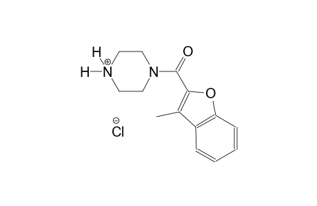 piperazinium, 1-[(3-methyl-2-benzofuranyl)carbonyl]-, chloride