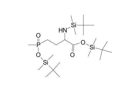 tert-Butyl(dimethyl)silyl 2-([tert-butyl(dimethyl)silyl]amino)-4-[([tert-butyl(dimethyl)silyl]oxy)(methyl)phosphoryl]butanoate