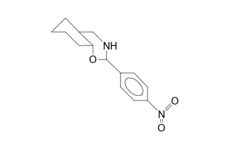 cis-2-(4-Nitro-phenyl)-5,6-tetramethylene-perhydro-1,3-oxazine
