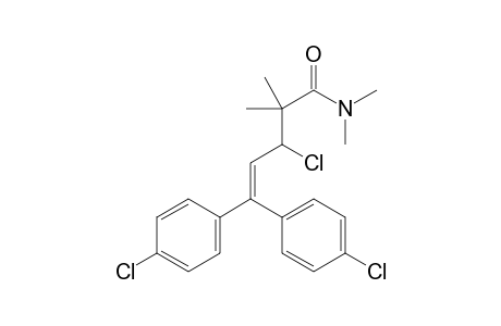 3-Chloro-5,5-bis(4-chlorophenyl)-N,N,2,2-tetramethylpent-4-enamide