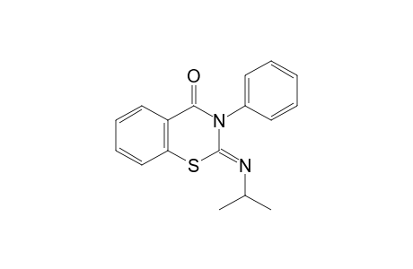 2,3-dihydro-2-(isopropylimino)-3-phenyl-4H-1,3-benzothiazin-4-one