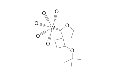 5R*,2'S*-Pentacarbonyl{(2'-tert-butoxy)spiro[2-oxacyclopent-5,1'-cyclibutane]-1-ylidene}tungsten
