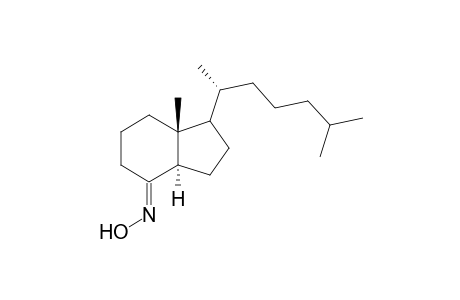 (8E)-8-(Hydroxyimino)des-A,B-cholestane