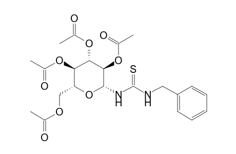 1-(3-Benzyl-2-thioureido)-1-deoxy-.beta.-d-glucopyranose 2,3,4,6-tetraacetate