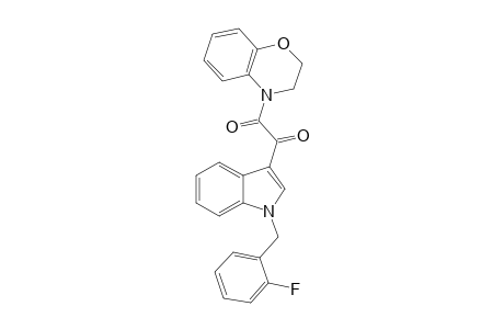 1-(3,4-dihydro-2H-1,4-benzoxazin-4-yl)-2-{1-[(2-fluorophenyl)methyl]-1H-indol-3-yl}ethane-1,2-dione