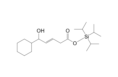 (E)-5-cyclohexyl-5-hydroxy-3-pentenoic acid tri(propan-2-yl)silyl ester