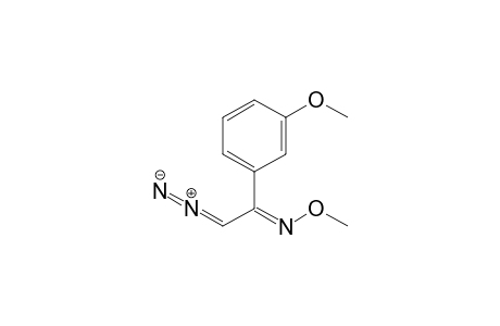 2-Diazo-1-(3'-methoxyphenyl)ethanone - O-methyloxime