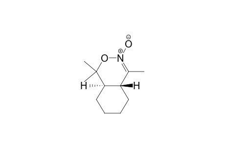 1H-2,3-Benzoxazine, 4a,5,6,7,8,8a-hexahydro-1,1,4-trimethyl-, 3-oxide, trans-