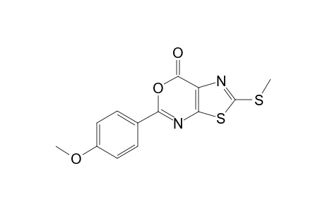 2-(Methylthio)-6-(4-methoxyphenyl)thiazolo[5,4-d][1,3]oxazin-4-one