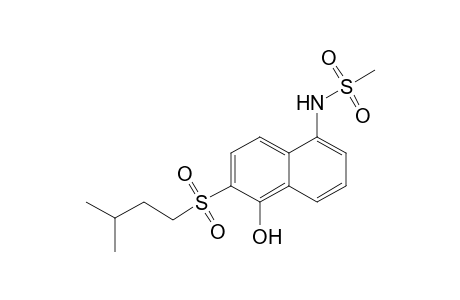 Methanesulfonamide, N-[5-hydroxy-6-[(3-methylbutyl)sulfonyl]-1-naphthalenyl]-