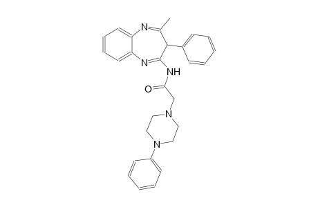 N-(4-methyl-3-phenyl-3H-1,5-benzodiazepin-2-yl)-2-(4-phenyl-1-piperazinyl)acetamide