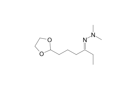 N-[(E)-6-(1,3-dioxolan-2-yl)hexan-3-ylideneamino]-N-methyl-methanamine
