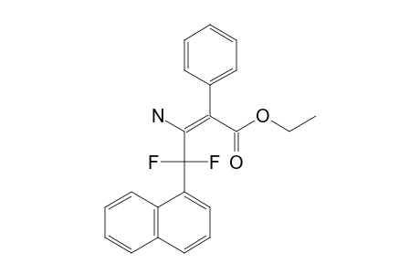 ETHYL-3-AMINO-4,4-DIFLUORO-4-(1-NAPHTYL)-2-PHENYL-2-BUTENOATE