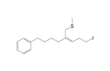 (8-Iodo-5-methylsulfanylmethyl-oct-5-enyl)benzene