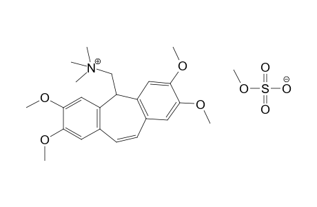 (2,3,7,8-tetramethoxy-5H-dibenzo[a,d]cyclohepten-5-ylmethyl)trimethylammonium methyl sulfate