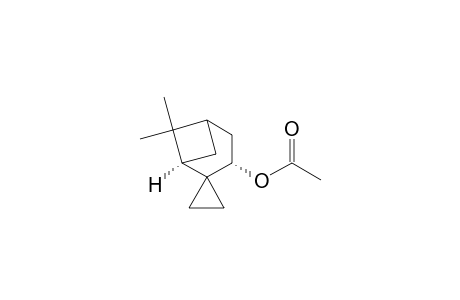(-)-(1R,3S)-6,6-Dimethylspiro[bicyclo[3.1.1]heptane-2,1'-cyclopropan]-3-yl acetate