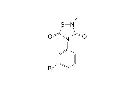 4-(3-BROMOPHENYL)-2-METHYL-1,2,4-THIADIAZOLIDINE-3,5-DIONE